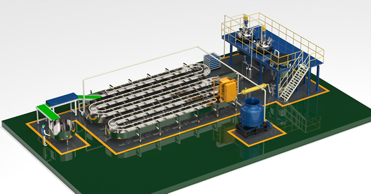 hot melt glue production line