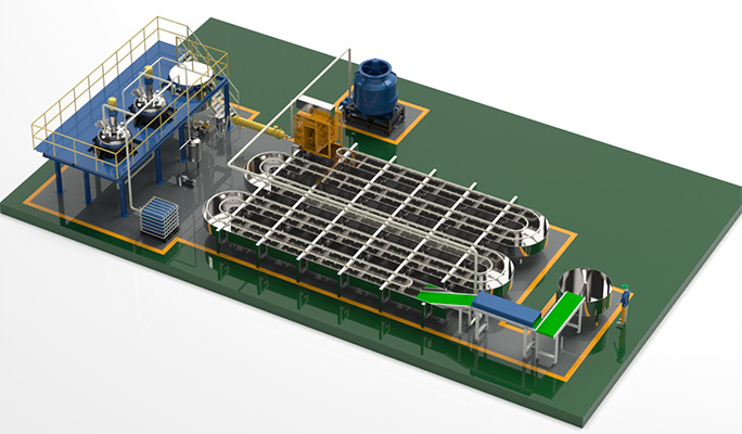hot melt glue production line