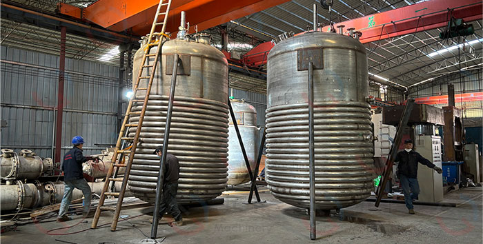 hot melt glue production line reactor