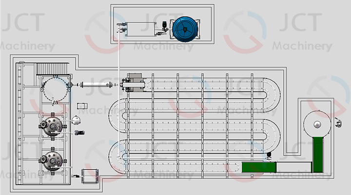 hot melt glue production line layout hot melt glue production line