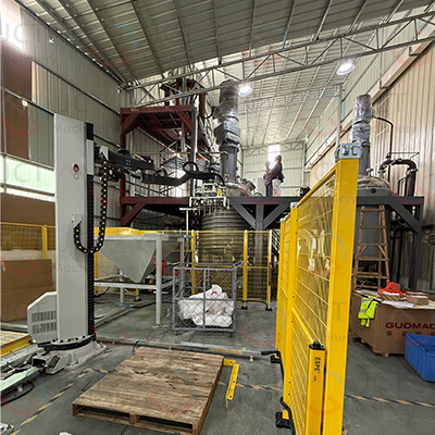hot melt glue production line automatic feeding system hot melt glue production line feeding system