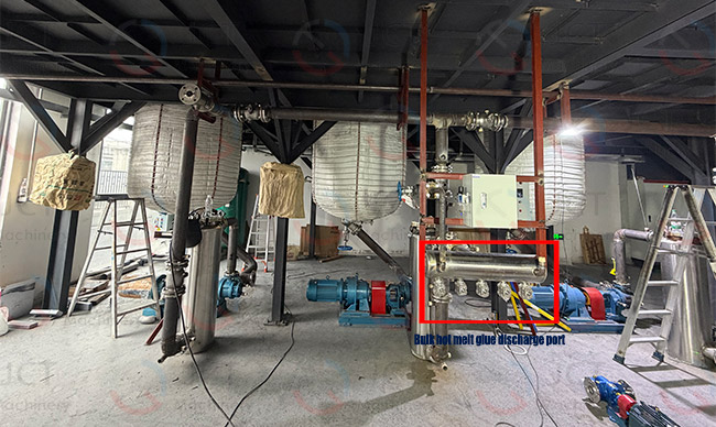 bulk hot melt glue production line