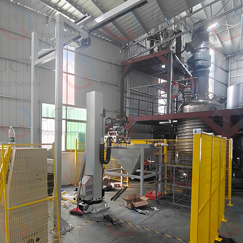 hot melt glue production line auto feeding system hot melt glue production line