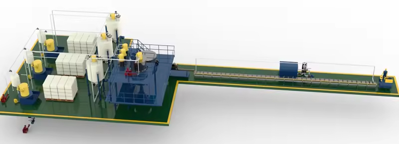 hot melt glue production line