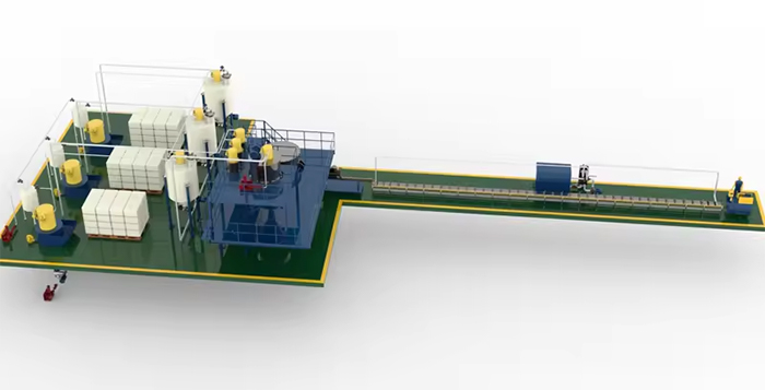 hot melt glue production line