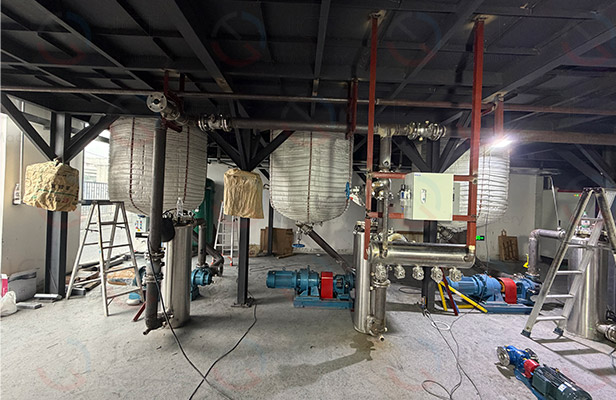 bulk hot melt glue production line