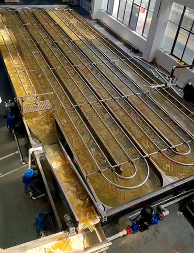 commissioning of hot melt glue production line