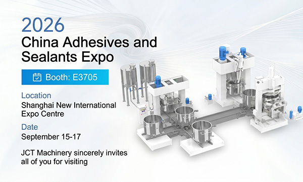 book a one-on-one technical consultation with JCT Machinery engineers at ASE China 2026 visit JCT Machinery at ASE China 2026 (Booth E3705) to discuss high-viscosity material production lines