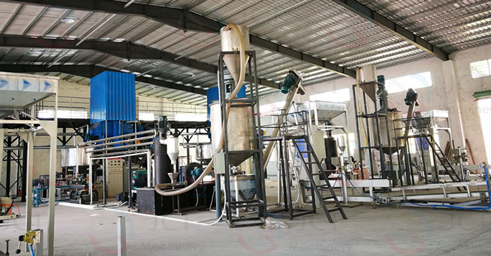 complete hot melt glue production line at the customer's facility: driving factory automation upgrades on-site installation, commissioning, and startup of the hot melt glue production line at the customer's factory