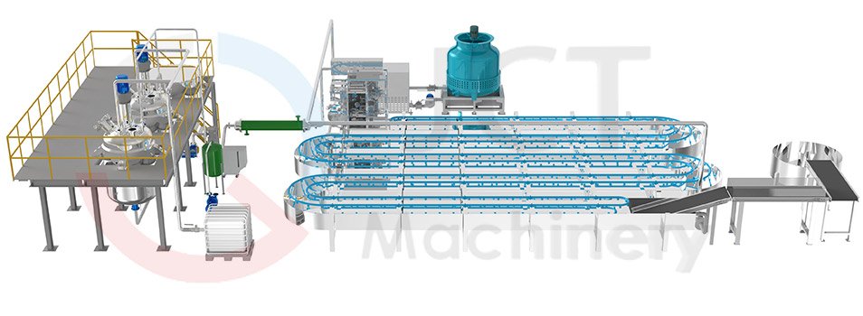 seamless apparel and underwear PUR hot melt glue production line turnkey project PUR hot melt glue production line turnkey project